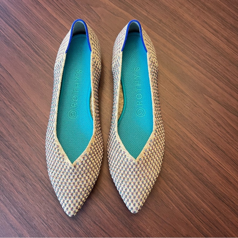 Rothy’s Points in Multi Metallic